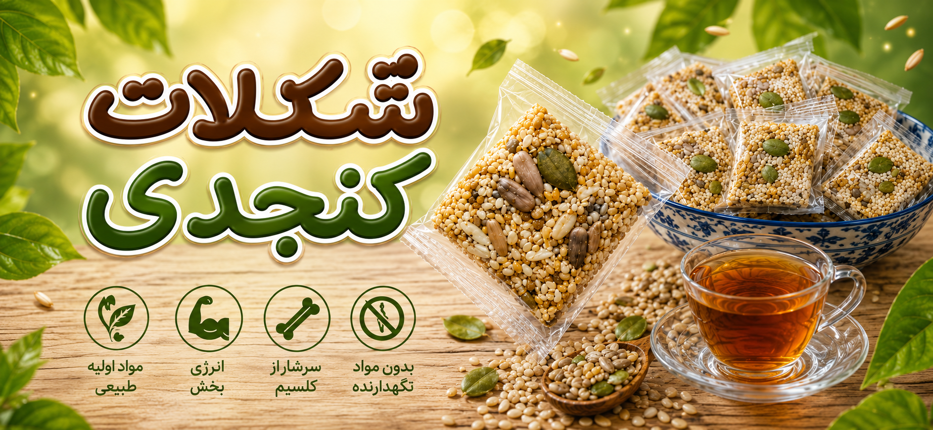 شکلات کنجدی